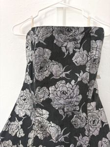 Floral Strapless Dress