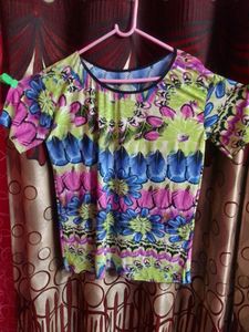 Silk Multicolour Top