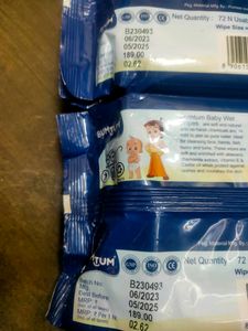 Bumtum 72N Usable Wet Wipes Pack Of 2