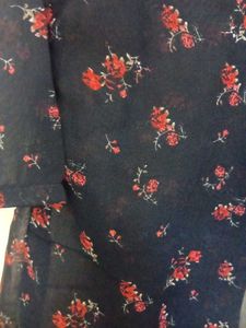 Floral Print Sheer Shrug