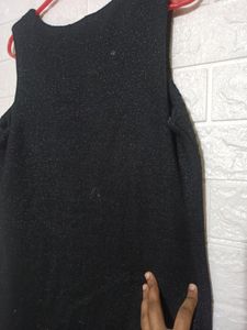 Black Simmering Party Wear Dress