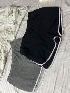 Black And Grey Shorts Combo