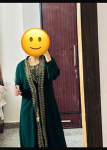Ethnic Gown With Shrug