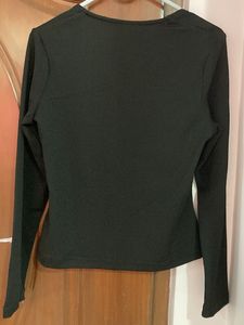 Black Long Sleeve Top