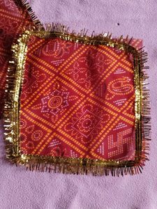 Bandhani Decorative Ritual Cloths - Pair