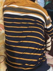 Striped Pullover Sweater