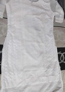Beautiful White Colour Kurti....