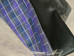 Men Unstitched Shirt Trouser Fabric Set Formal