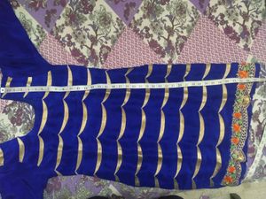 Elegant Blue Kurta Set salwar