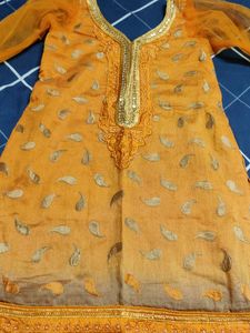 Festive gold Suit