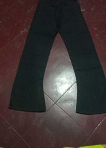Black Baggy Flare Bell bottom Pants