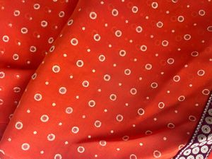 Elegant Orange Saree