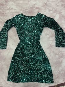 Emerald Green Sequin One-Piece