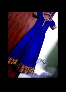 New Silk Anarkali with Dupatta 🎉🎉💙