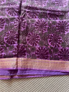 Purple Shade Silk Saree