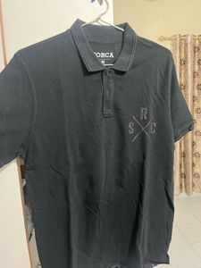Stylish Black Polo T-Shirt