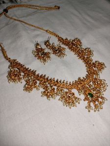 Premiem Quality Guttapusalu Necklace
