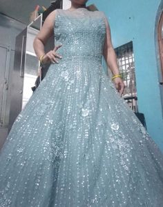 Elegant Sequin Gown price 1500