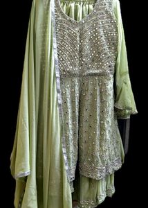 Stone Work Shararah Set Lsize With Shawl