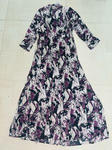 ✨Elegant Brushstroke Midi Dress✨