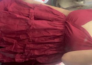 Red Spaghetti Strap Dress