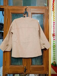Elegant Beige Women's Blazer