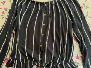 Striped Off-Shoulder Top