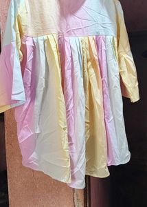 Pastel Rainbow Button-Down Shirt