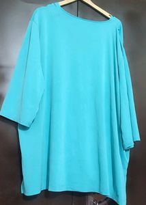 Cyan Color Top For Healthy Girl Or Women 58 Bust