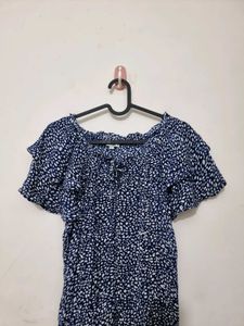 Blue Print Maxi Dress