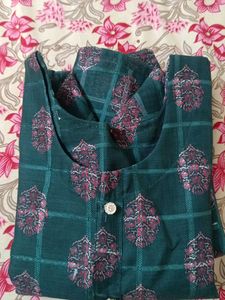 L Size Green Kurthi