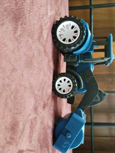 Blue Toy Tractor
