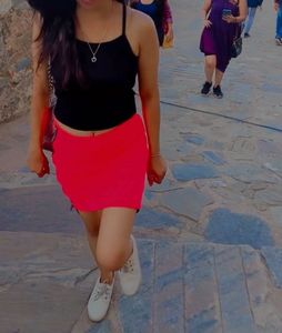 Neon Pink Skirt