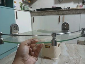 Glass Shelf with Brackets