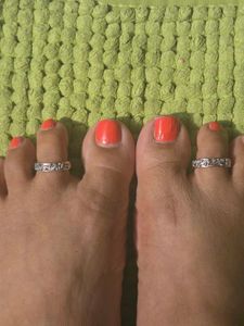 Adjustable filigree 925 Silver mettis/toerings