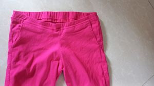 Women&#39;s pink jegging