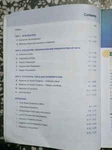 Statistics For Economics CLASS 11TH