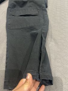 DEADBEAR Black Cargo Pants
