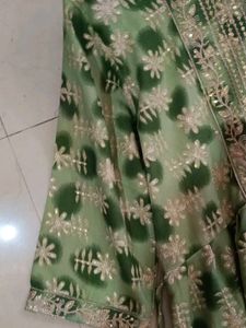 Green Embellished Maxi Dress