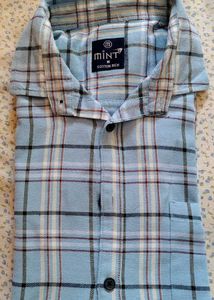 Blue Plaid Shirt
