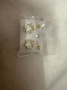 Set of 5 Anti Tarnish Stud earrings