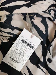 Animal Print Loose Fit Shirt