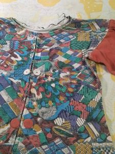 Colorful Girls Dress For Winter