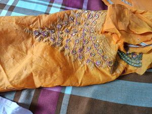 Elegant Embroidered Kurta material