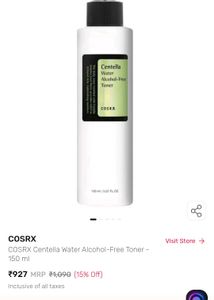 COSRX Centella Water Alcohol-Free Toner