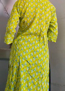 Yellow Straight Kurta