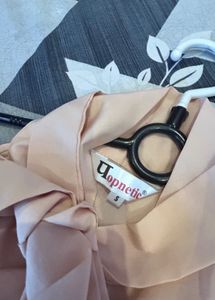 Beige Knot Top