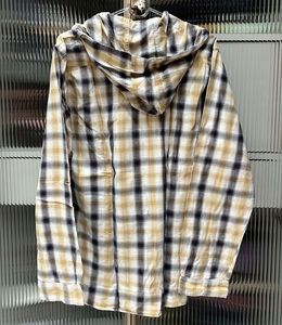 Zudio Plaid Hooded Shirt