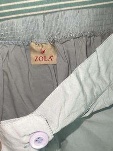 Casual Light Sky Blue Pants