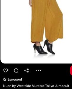 Westside Mustard Jumpsuit